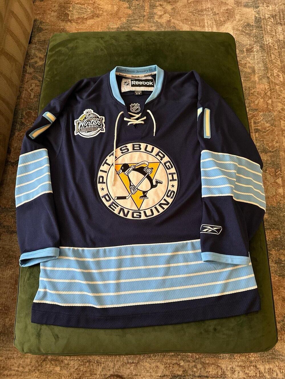 Reebok 2011 Winter Classic Pittsburgh Penguins Evgeni Malkin Medium Jersey